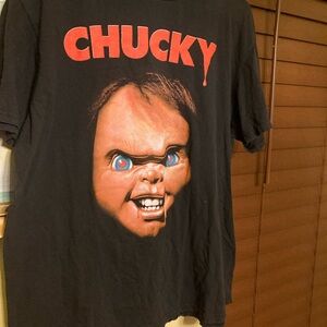 Chucky Black and Red Graphic Tee